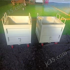 定做鐵屑翻斗廢料自動(dòng)卸料小車